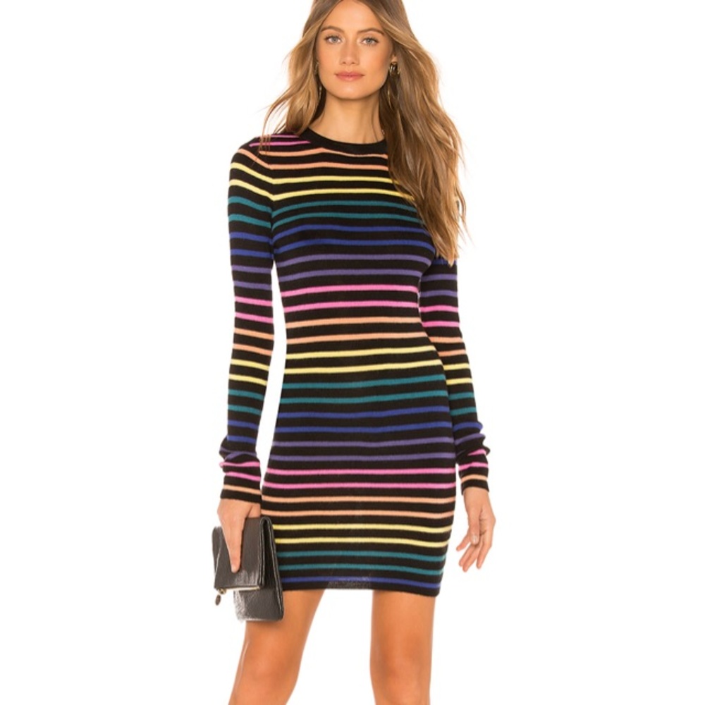 Unity Sweater Dress Rainbow Stripe Lovers Friends